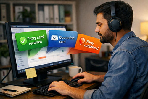 Party Booking & Venue Management